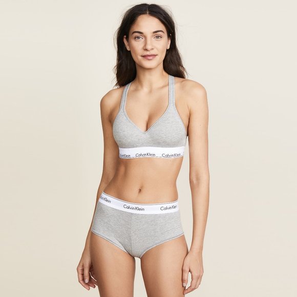 Calvin Klein Underwear Other - Calvin Klein Underwear Grey Heather Modern Cotton Lightly Lined Bralette size M
